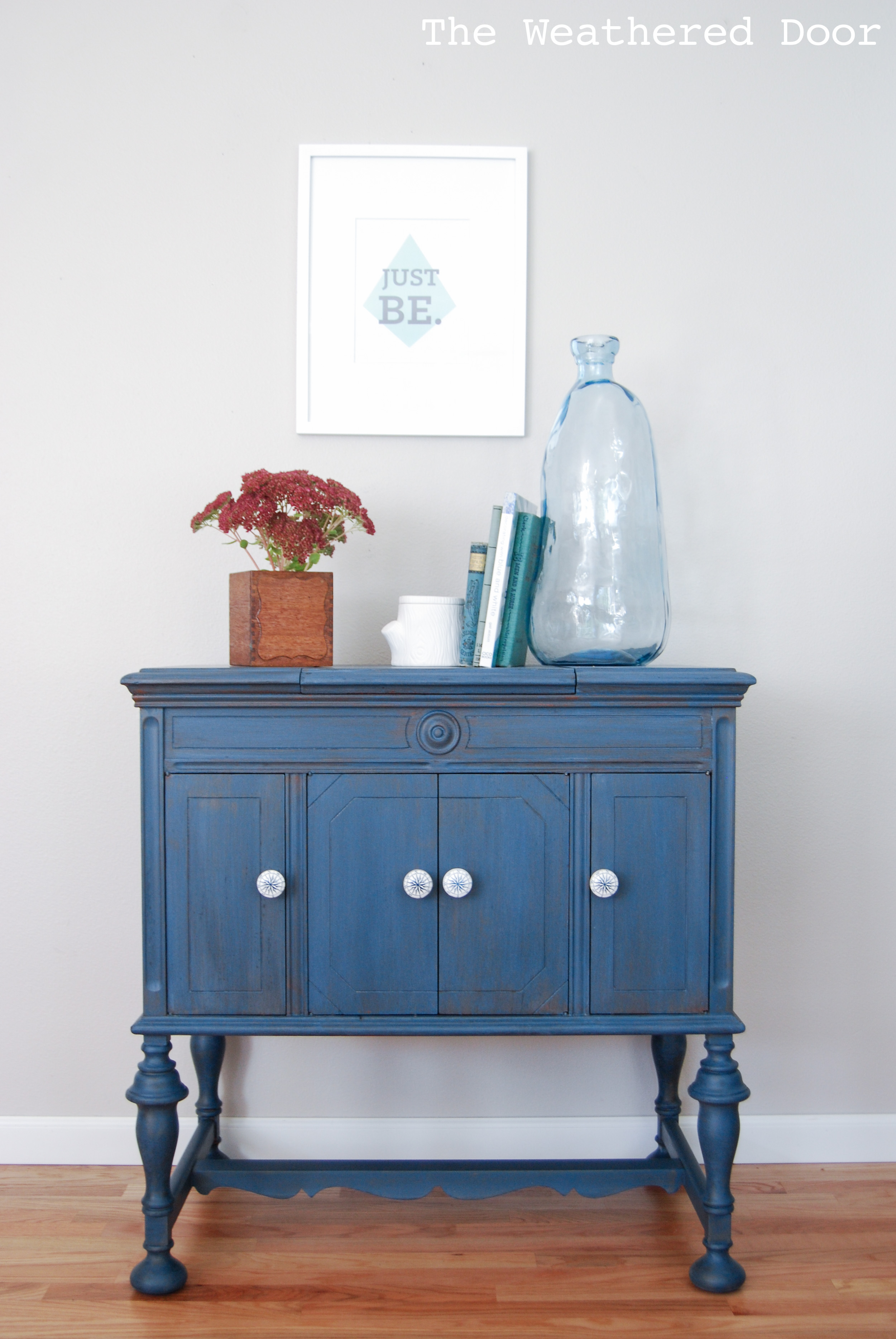 Furniture Reveal: Pitch Black Milk Paint Dresser - The Weathered Door