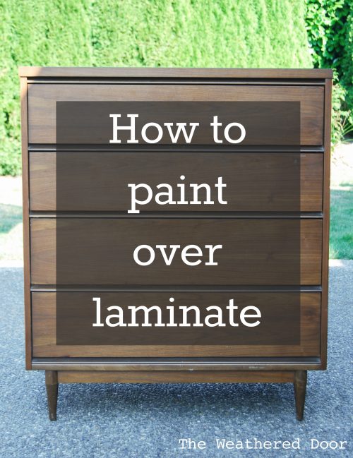 How to Paint Laminate with or Without Primer 